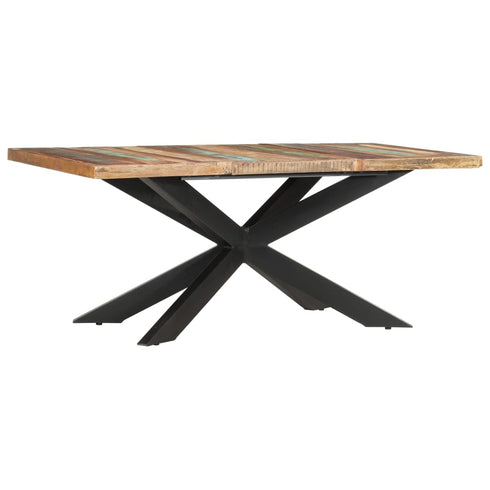 Mecham - Dining Table 1800 x 900 x 760 mm Solid Reclaimed Wood